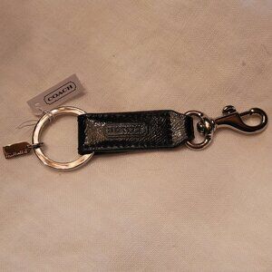 NWT- Black Coach Keychain